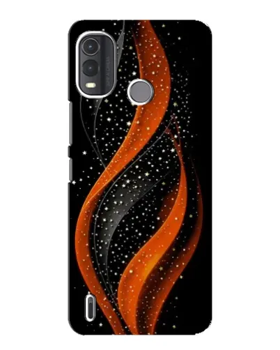 Чехол для Nokia G11 Plus с картинкой «Огненная звездная волна»
