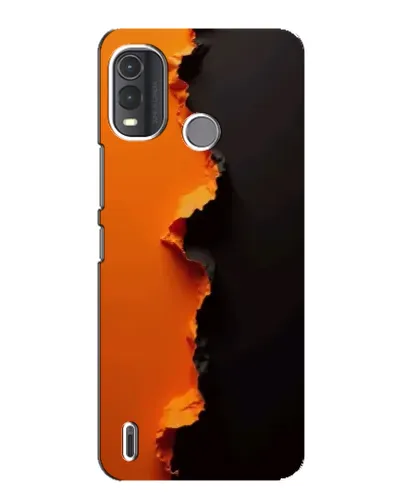 Чехол для Nokia G11 Plus с картинкой «Оранжевый разлом»