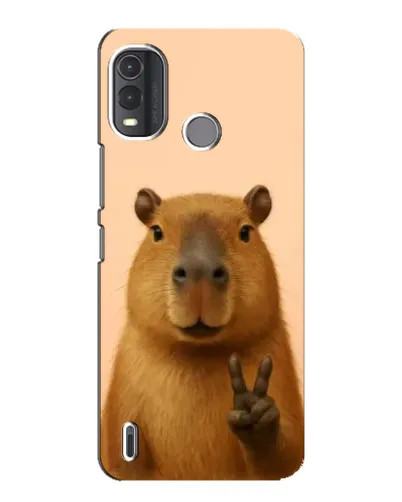 Чохол для Nokia G11 Plus з картинкою «Капібара вікторія»