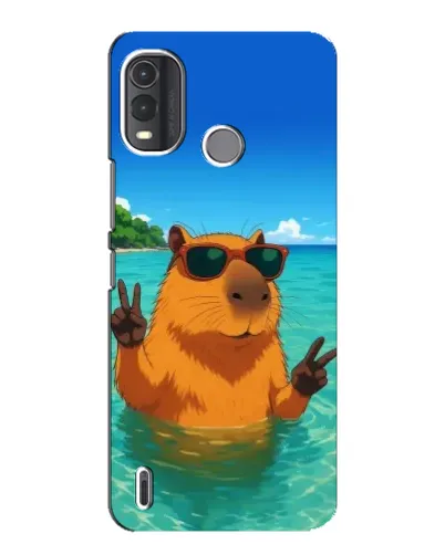 Чохол для Nokia G11 Plus з картинкою «Морська капібара»