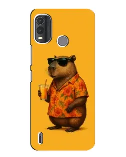 Чохол для Nokia G11 Plus з картинкою «Капібара на відпочинку»