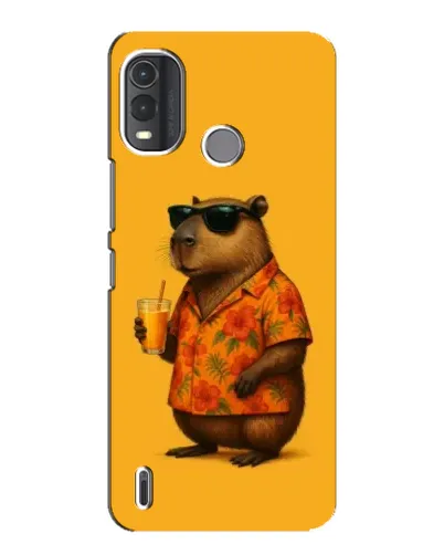Чохол для Nokia G11 Plus з картинкою «Капібара на відпочинку»