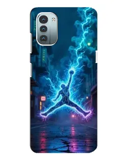 Чехол для Nokia G11 с картинкой «Jordan Gold Jumpman»