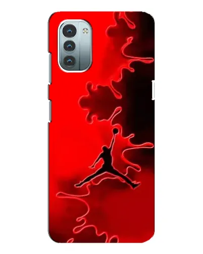 Чехол для Nokia G11 с картинкой «Jordan Red Smoke»