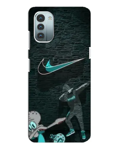 Чехол для Nokia G11 с картинкой «Спортивный арт Nike»