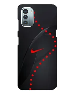 Чехол для Nokia G11 с картинкой «Абстрактный дизайн Nike»