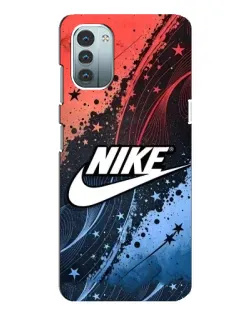 Чехол для Nokia G11 с картинкой «Градиентный принт Найк»