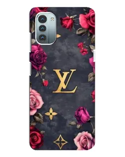 Чехол для Nokia G11 с картинкой «Цветочный Louis Vuitton»