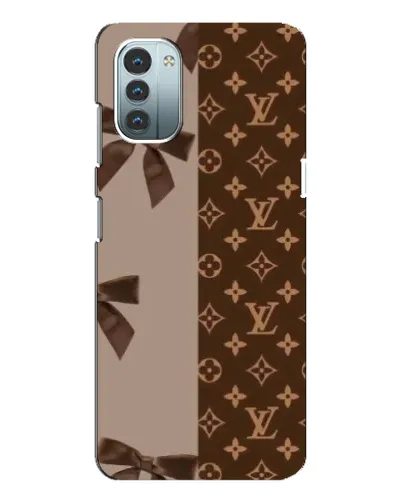 Чехол для Nokia G11 с картинкой «Louis Vuitton — банты»