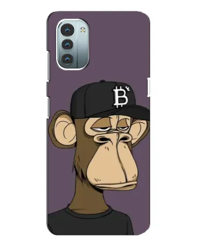 Чехол для Nokia G11 с картинкой «Bored Ape в кепке»