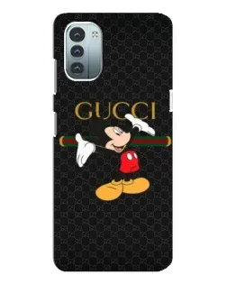 Чехол для Nokia G11 с картинкой «Микки Маус Gucci»