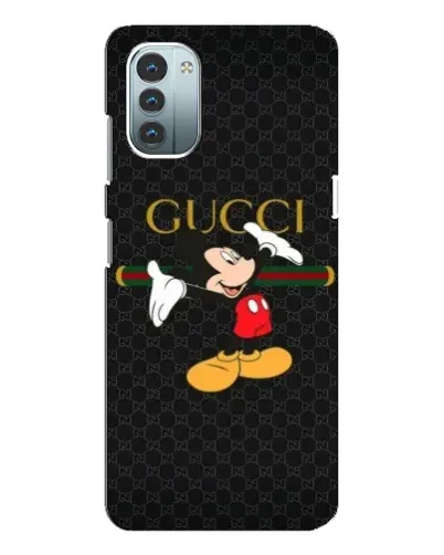 Чехол для Nokia G11 с картинкой «Микки Маус Gucci»