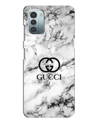 Чехол для Nokia G11 с картинкой «Gucci — мраморный шик»