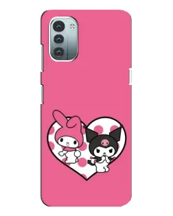 Чохол для Nokia G11 з картинкою «Kuromi та My Melody»