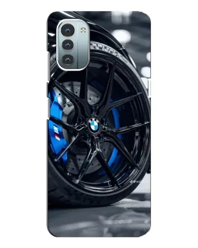 Чехол для Nokia G11 с картинкой «Колесо BMW вблизи»