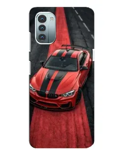 Чехол для Nokia G11 с картинкой «BMW на красной дорожке»