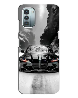 Чохол для Nokia G11 з картинкою «BMW — акварельний дрифт» Чохол для Nokia G11 з картинкою «BMW — акварельний дрифт»