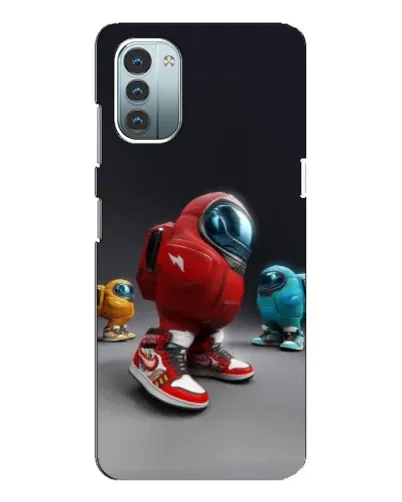 Чехол для Nokia G11 с картинкой «Among Us — 3D стиль»