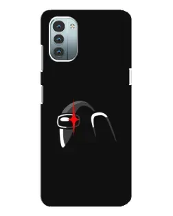 Чехол для Nokia G11 с картинкой «Among Us шлем»