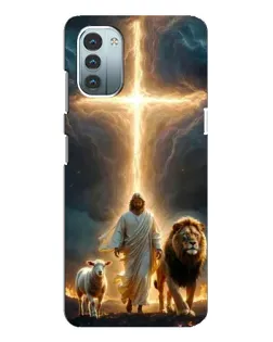 Чехол для Nokia G11 с картинкой «Лев Иуды и Свет»