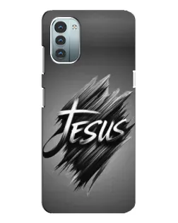 Чехол для Nokia G11 с картинкой «Надпись Jesus Graffiti»