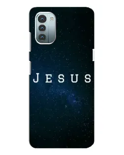 Чехол для Nokia G11 с картинкой «Звездное небо Jesus»