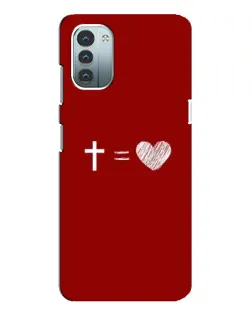 Чохол для Nokia G11 з картинкою «Рівняння любові» Чохол для Nokia G11 з картинкою «Рівняння любові»