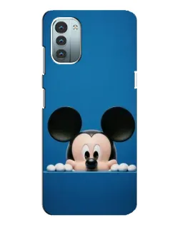 Чехол для Nokia G11 с картинкой «Микки выглядывает»