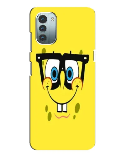 Чехол для Nokia G11 с картинкой «Минималистичный Спанч Боб» Чехол для Nokia G11 с картинкой «Минималистичный Спанч Боб»