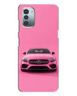 Чохол для Nokia G11 з картинкою «Рожевий Mercedes AMG»