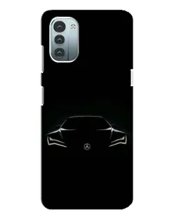 Чохол для Nokia G11 з картинкою «Mercedes — силует авто»
