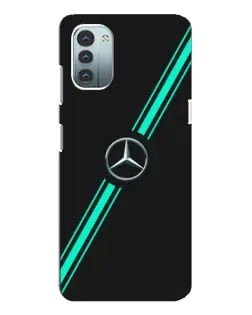 Чохол для Nokia G11 з картинкою «Спортивні лінії Mercedes»