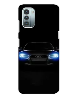Чехол для Nokia G11 с картинкой «Audi в неоне»