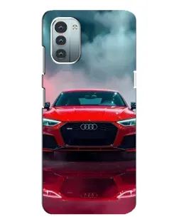 Чехол для Nokia G11 с картинкой «Audi RS — красный стиль»