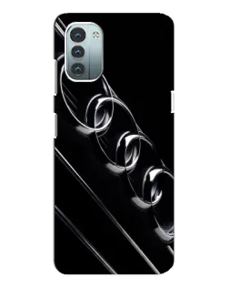 Чехол для Nokia G11 с картинкой «Audi — абстрактные кольца»