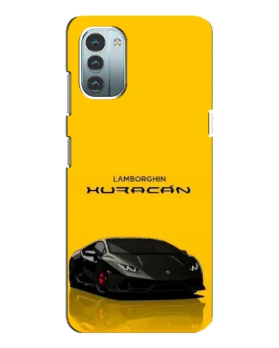 Чехол для Nokia G11 с картинкой «Lamborghini Huracan черный»