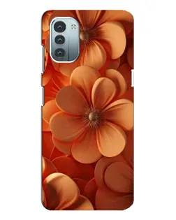 Чехол для Nokia G11 с картинкой «Оранжевый макро цветок»