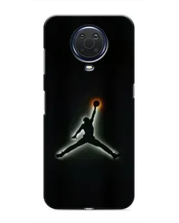 Чохол для Nokia G20 з картинкою «Jordan Gradient Logo»