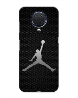 Чехол для Nokia G20 с картинкой «Jordan Dark Carbon»