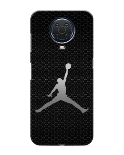 Чехол для Nokia G20 с картинкой «Jordan Dark Carbon»