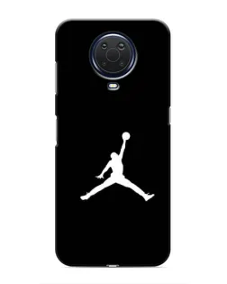 Чехол для Nokia G20 с картинкой «Jordan Silhouette»