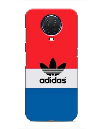 Чехол для Nokia G20 с картинкой «Ретро блоки Adidas»