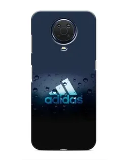 Чехол для Nokia G20 с картинкой «Adidas Water Drops»