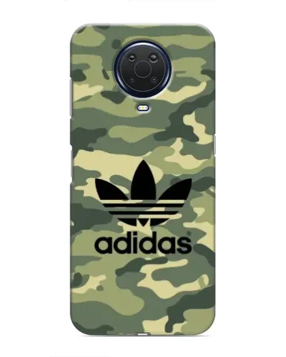 Чехол для Nokia G20 с картинкой «Милитари стиль Adidas»