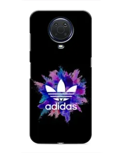 Чехол для Nokia G20 с картинкой «Взрыв красок Adidas»
