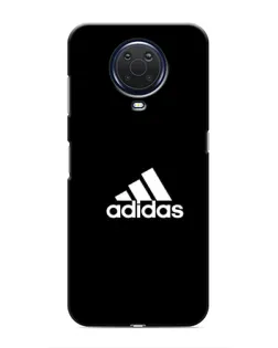 Чехол для Nokia G20 с картинкой «Черная классика Adidas»