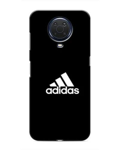 Чехол для Nokia G20 с картинкой «Черная классика Adidas»