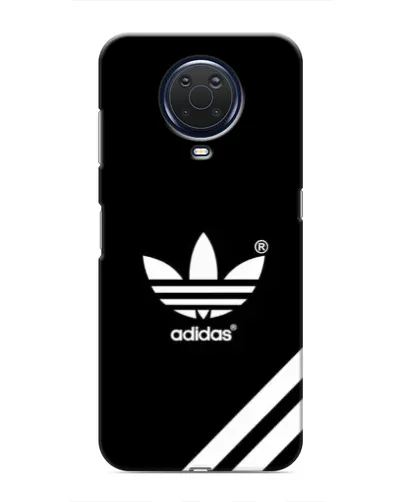 Чехол для Nokia G20 с картинкой «Adidas с диагональными полосами»