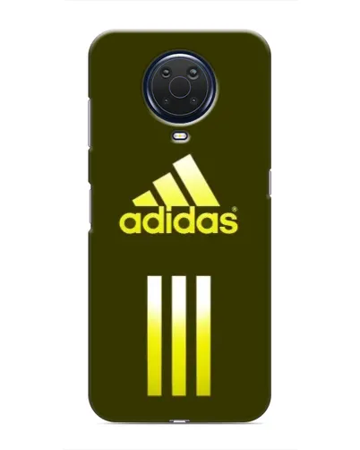 Чехол для Nokia G20 с картинкой «Оливковый градиент Adidas»