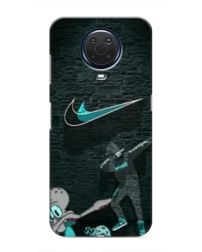 Чехол для Nokia G20 с картинкой «Спортивный арт Nike»